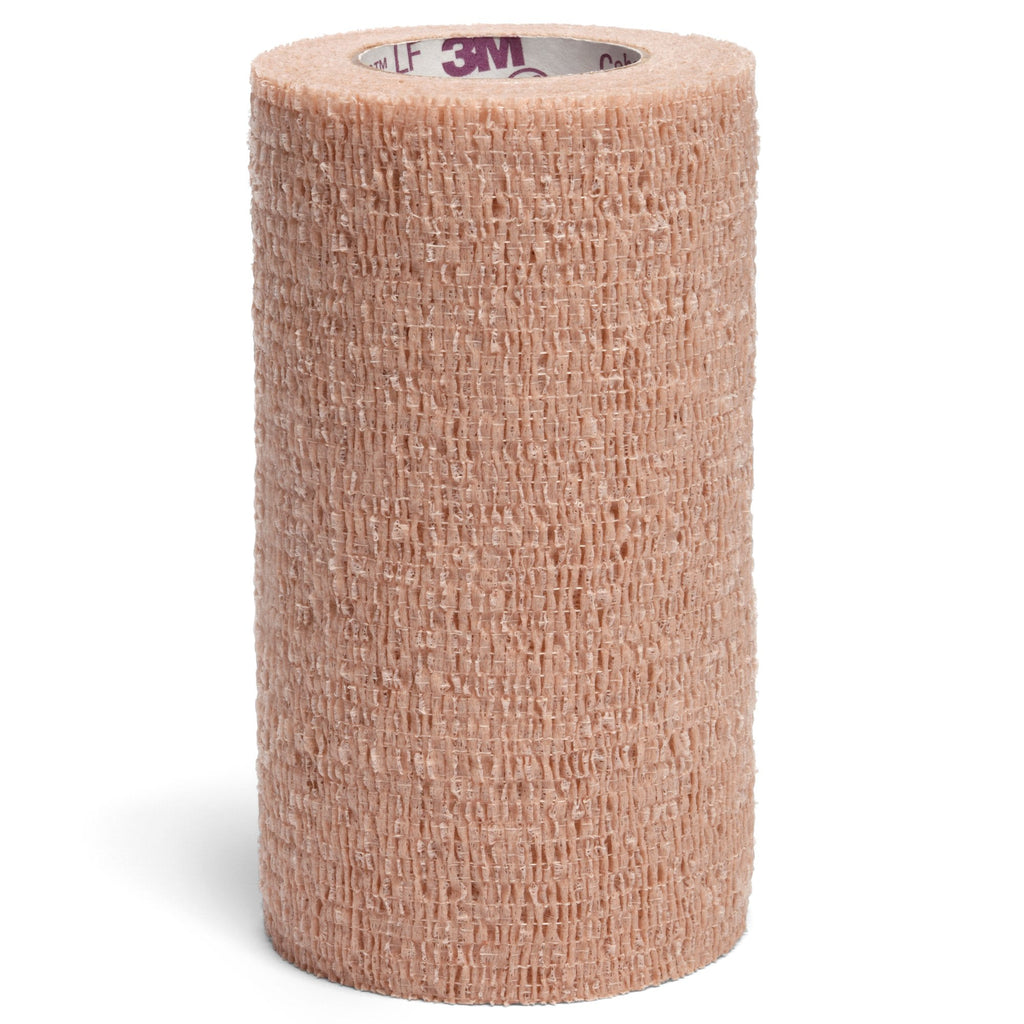 3Mâ„¢ Cobanâ„¢ Cohesive Bandage, Standard Compression, Self-adherent Closure, Non-Sterile, Tan, 4 inch X 5 yards