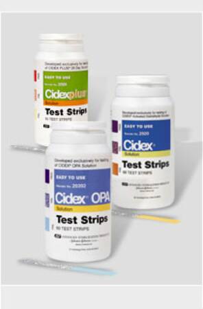 CidexÂ® OPA Concentration Indicator Test Strips