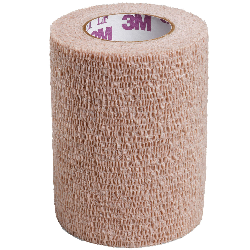 3Mâ„¢ Cobanâ„¢ Cohesive Bandage, Standard Compression, Self-adherent Closure, Non-Sterile, Tan, 3 inch X 5 yards