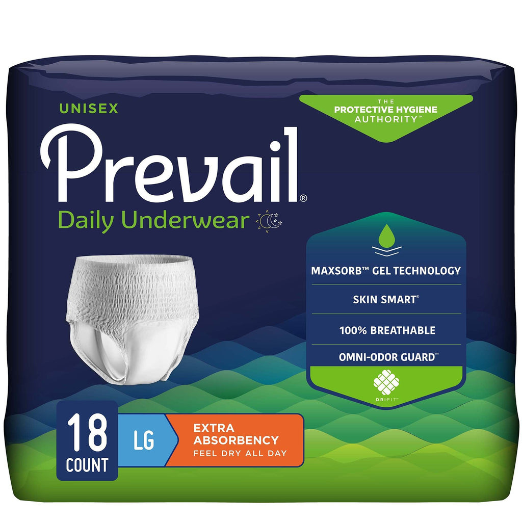 PrevailÂ® Daily Underwear Extra Absorbent Underwear, Large