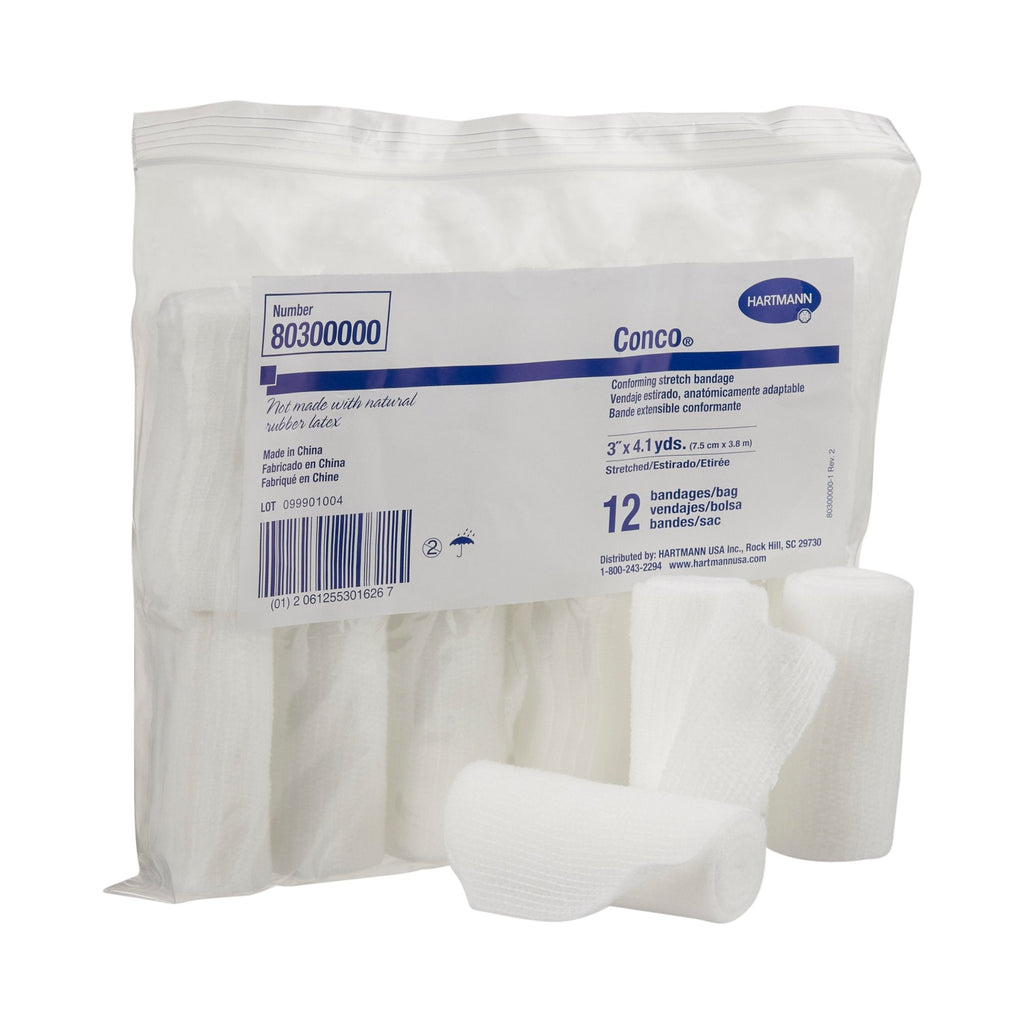 ConcoÂ® Nonsterile Conforming Bandage Roll, 3 Inch x 4-1/10 Yard