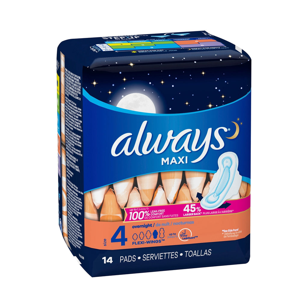 AlwaysÂ® Overnight Absorbency Feminine Pad