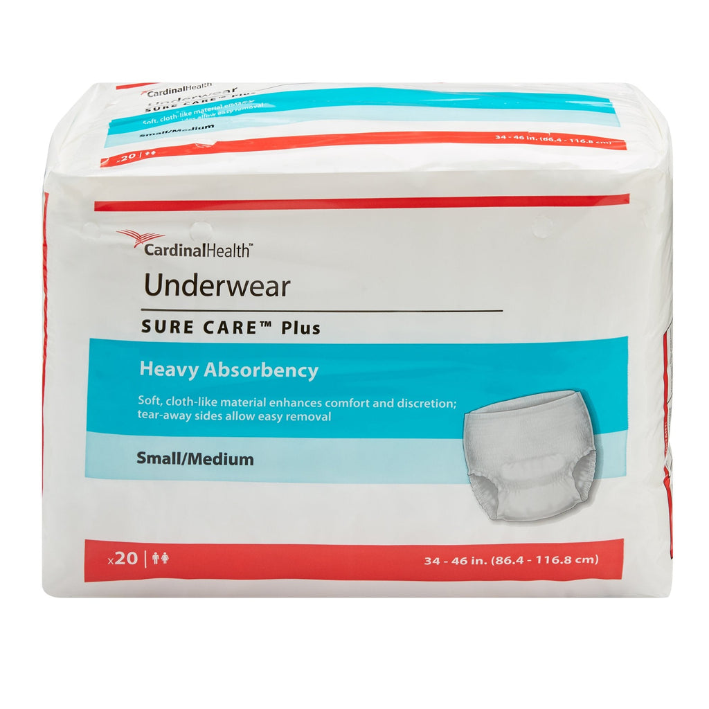 Sure Careâ„¢ Plus Heavy Absorbent Underwear, Medium