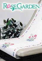 RoseGardenÂ® Crepe Table Paper, 18 Inch x 125 Foot, Print (Roses)