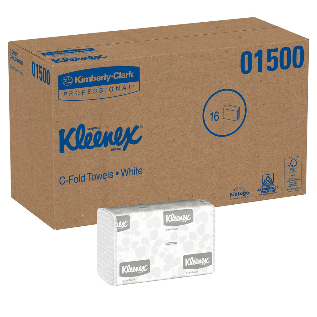 KleenexÂ® C-Fold Paper Towel, 150 per Pack