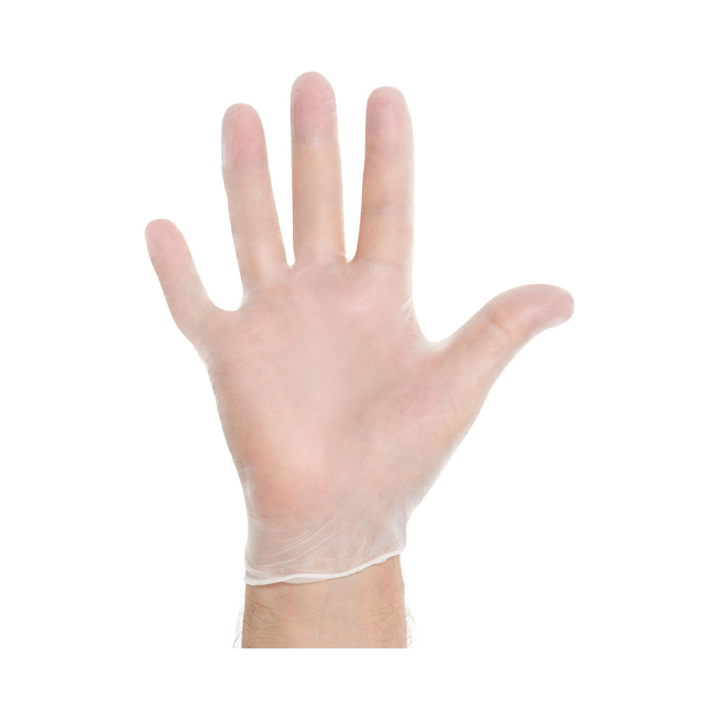 Halyardâ„¢ Vinyl Standard Cuff Length Exam Glove, Extra Small, Clear