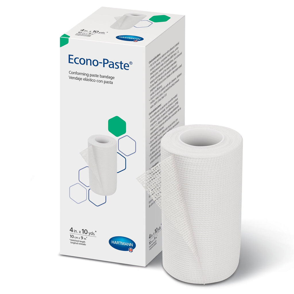 Econo-PasteÂ® Impregnated Conforming Dressing, 4 Inch x 10 Yard