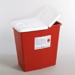 SharpSafetyÂª Multi-purpose Sharps Container, 18_ H x 12_ W x 18_ D Inch