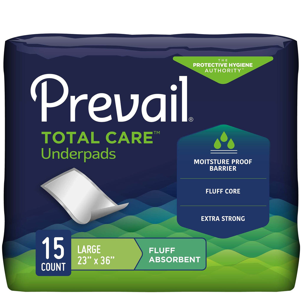 PrevailÂ¨ Fluff Underpad, 23 x 36 Inch