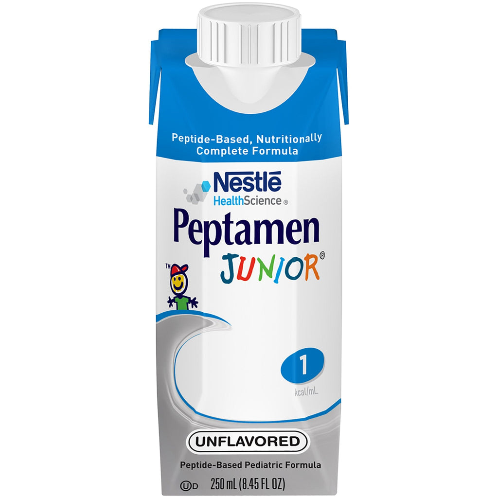 Peptamen Junior Pediatric Tube Feeding Formula, 8.45-oz Carton, Ready to Use, Unfavored