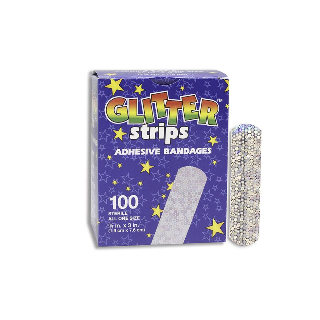 GlitterÂª Stat StripÂ¨ Kid Design (Glitter Stars and Stripes) Adhesive Strip, 3/4 x 3 Inch