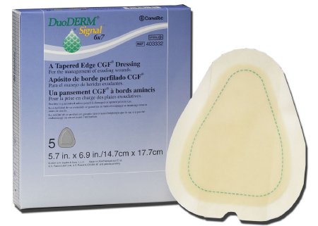 DuoDermÂ¨ SignalÂ¨ Hydrocolloid Dressing, 6 x 7 Inch Triangle