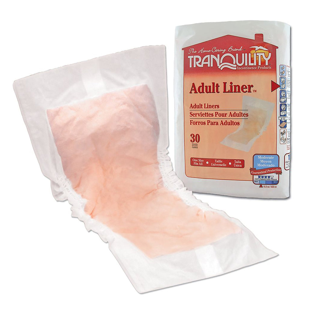 TranquilityÂ¨ Moderate Incontinence Liner, 9 x 24 Inch
