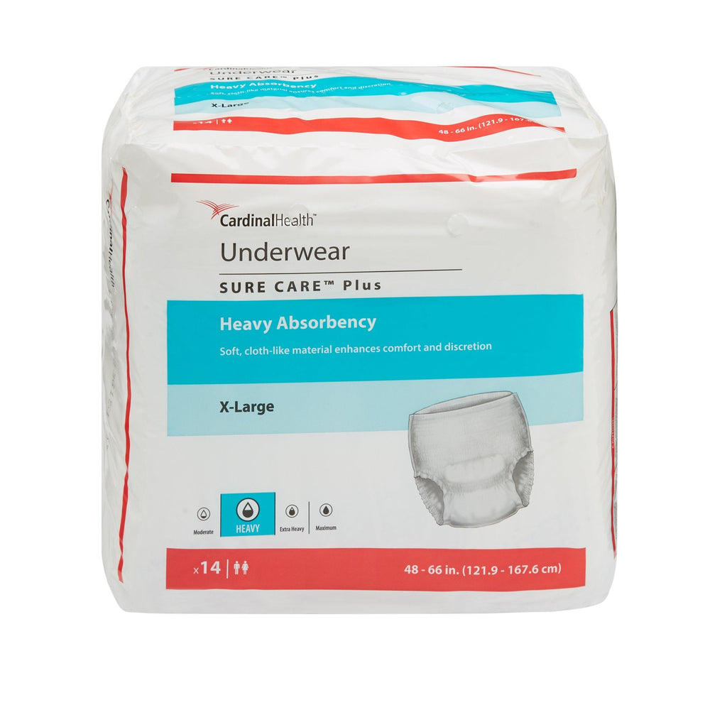 Sure CareÂª Plus Heavy Absorbent Underwear, Extra Large