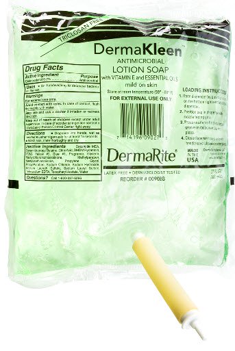 DermaKleenÂ¨ Antimicrobial Soap 1000 mL Dispenser Refill Bag