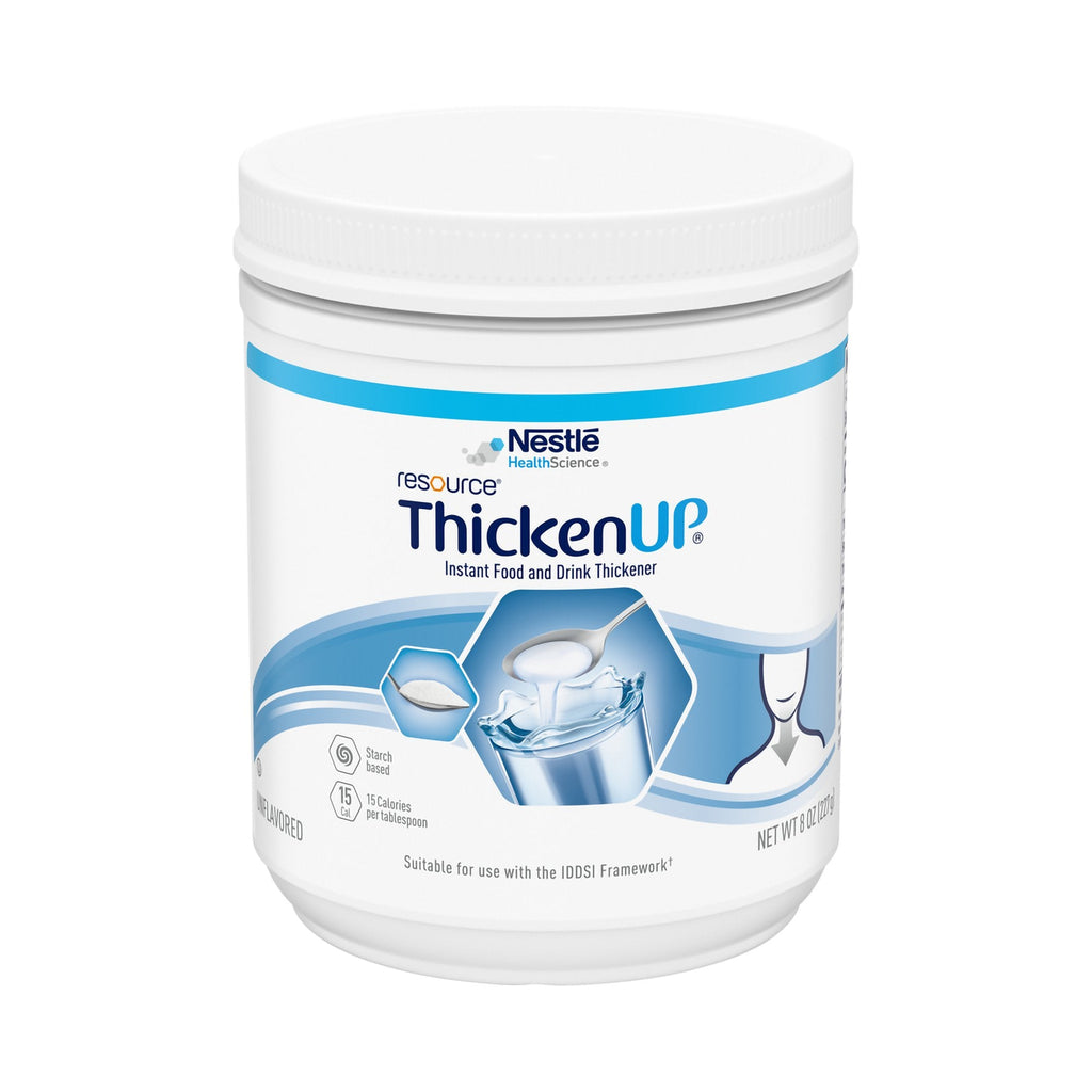 Resource ThickenUp Food and Beverage Thickener, Unflavored, 8-oz Canister