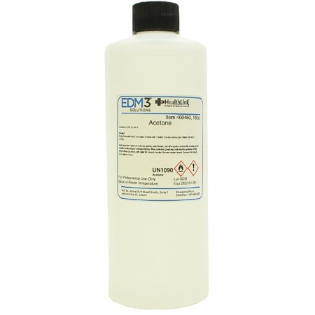 EDM 3 Acetone, 16 fl. oz. Bottle