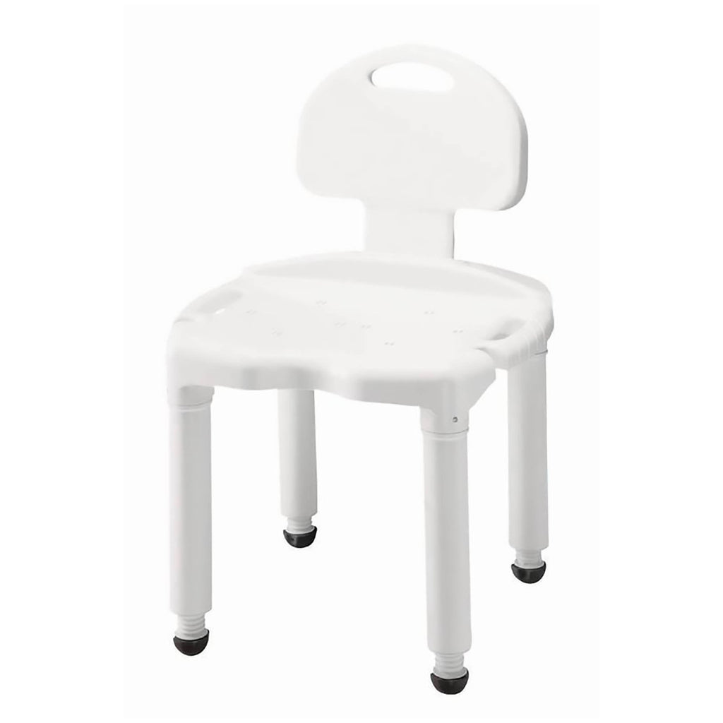 Carex Universal Bath Seat with Back, 400 lbs. Capacity
