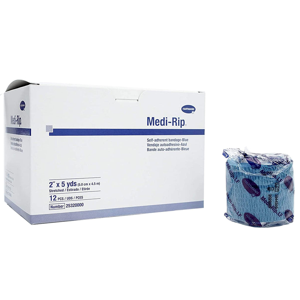 Medi-RipÂ¨ Cohesive Bandage, 2 Inch x 5 Yard, Blue