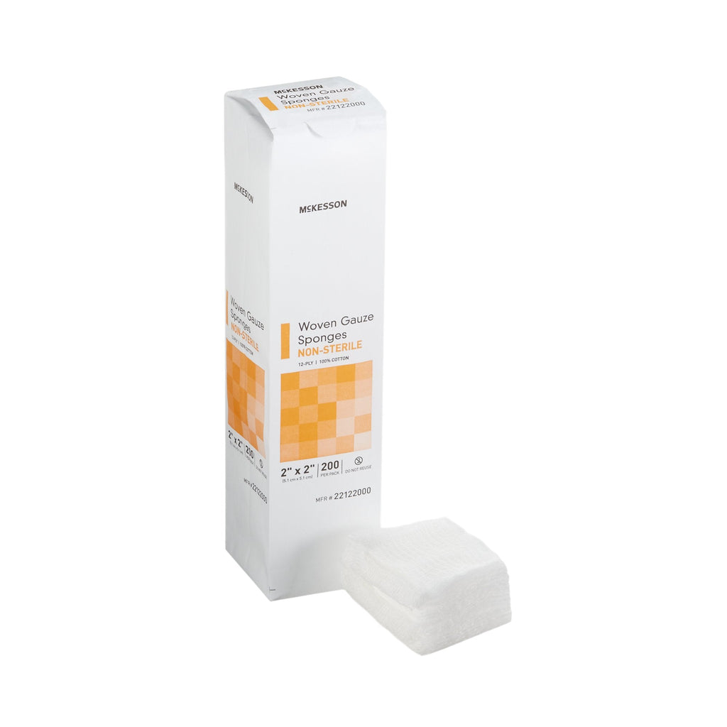 McKesson Nonsterile Gauze Sponge, 2 x 2 Inch