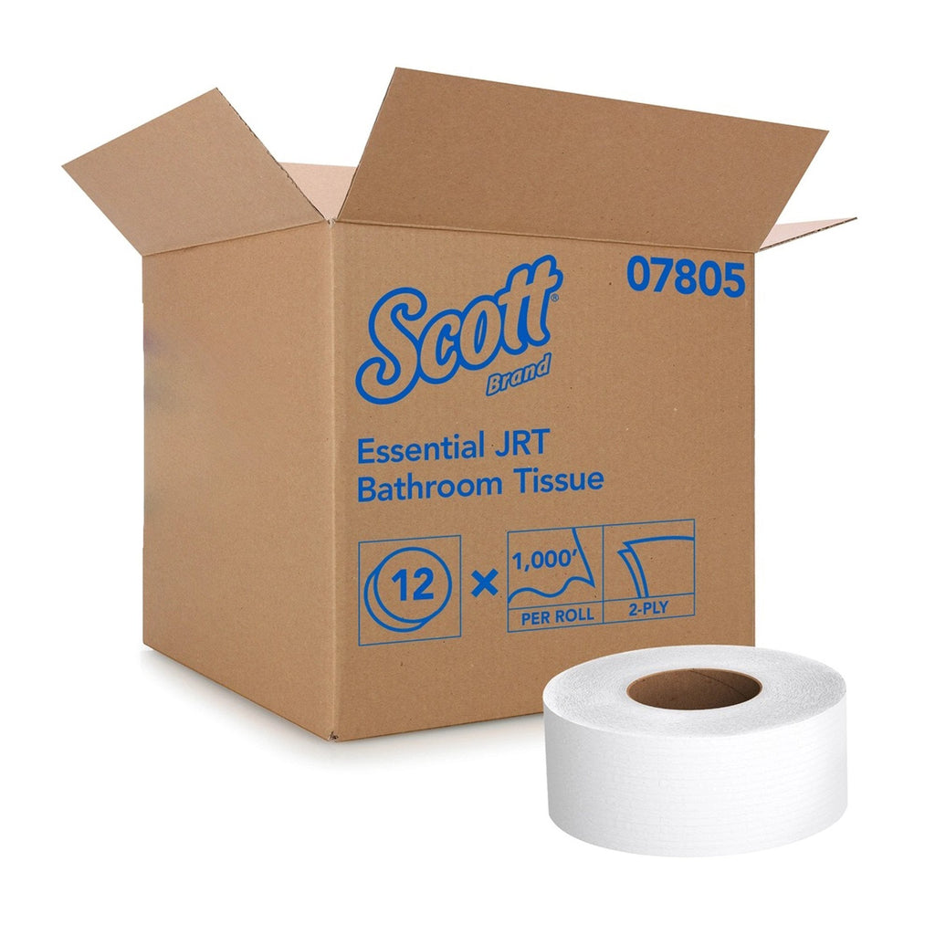 ScottÂ¨ Essential Jumbo Roll Toilet Paper, Standard