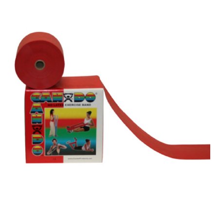 CanDoÂ¨ Exercise Resistance Band, Red, 5 Inch x 50 Yard, Light Resistance