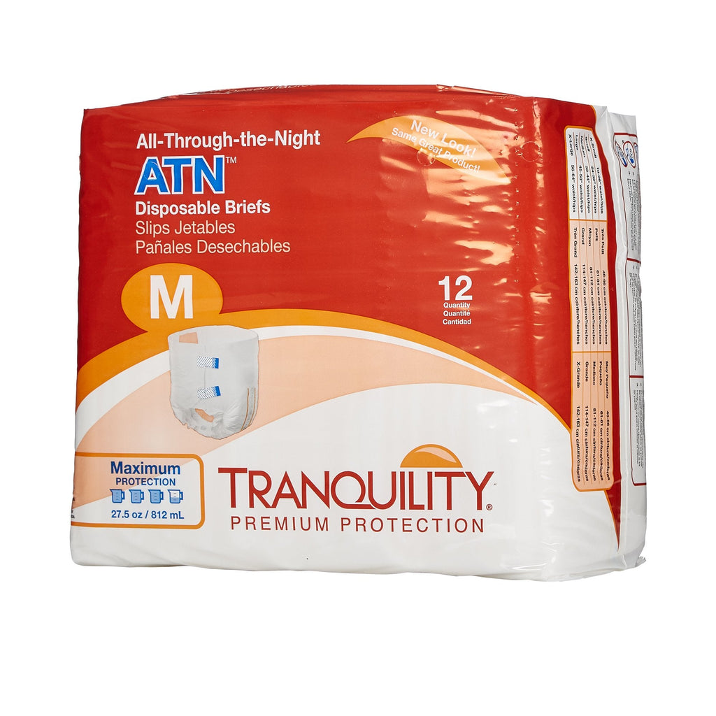 TranquilityÂ¨ ATN Maximum Protection Incontinence Brief, Medium