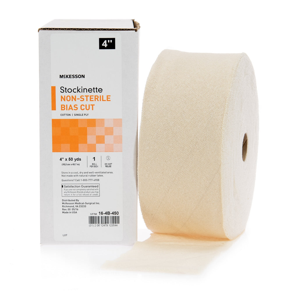 McKesson Bias Cut Stockinette, 4 Inch x 50 Yard