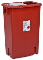 SharpSafetyÂª Multi-purpose Sharps Container, 17_ H x 15_ W x 11 D Inch