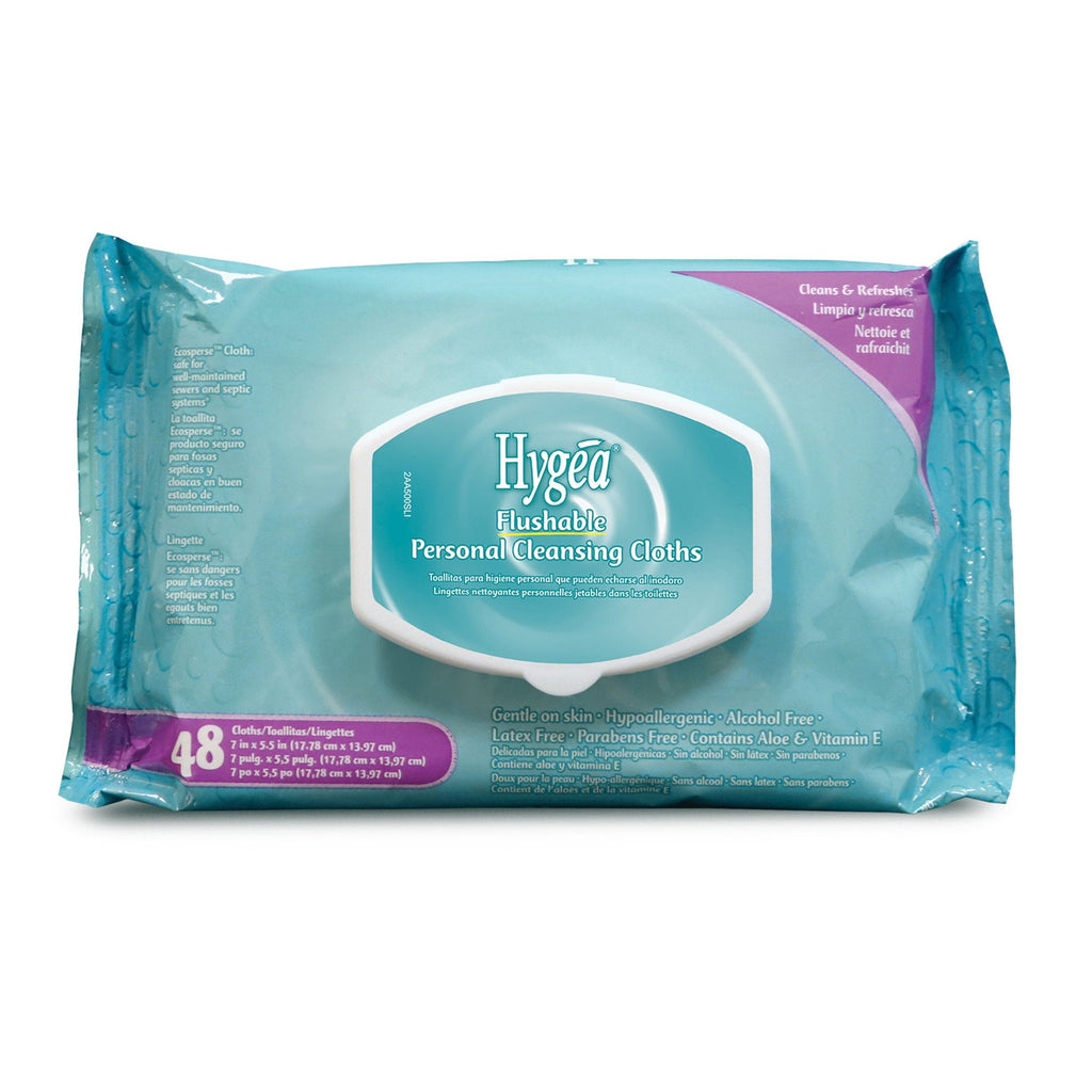 HygeaÂ¨ Floral Scent Personal Cleansing Cloths