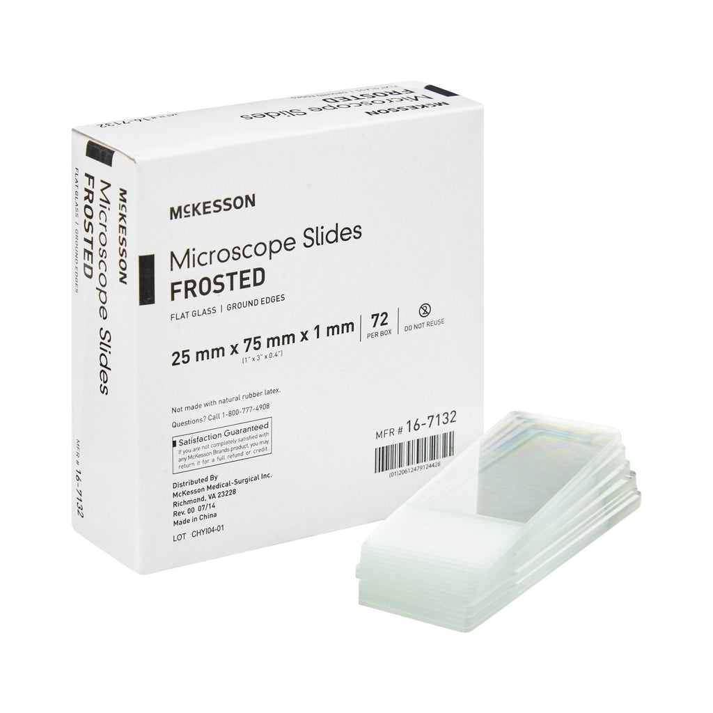 McKesson Frosted Microscope Slide, 1 x 3 Inch
