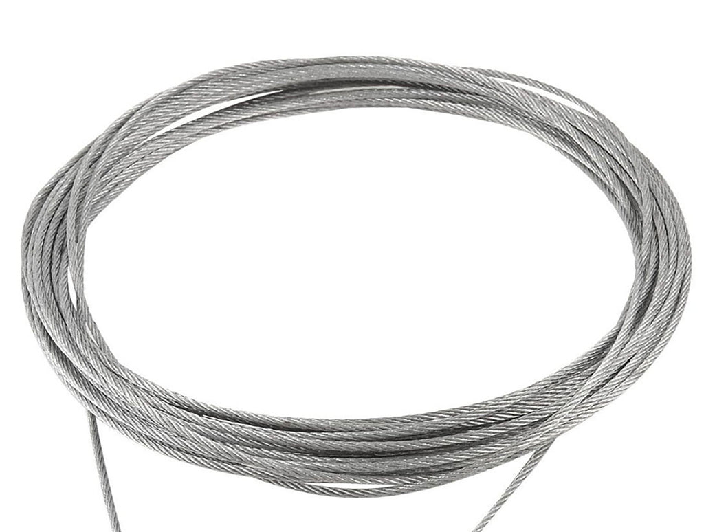 Exergen Security Cable, Vinyl-Covered Braided Steel, 6 Foot