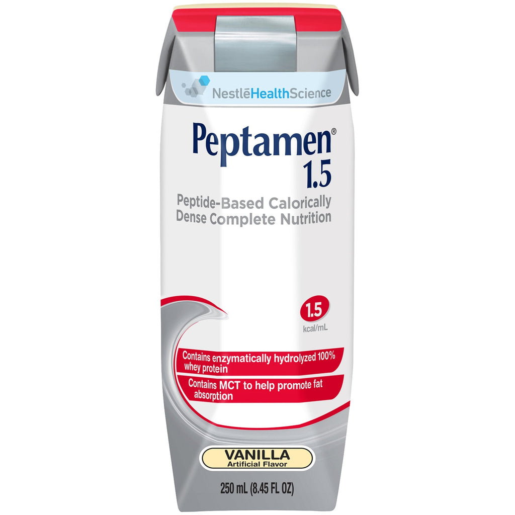 PeptamenÂ¨ 1.5 Vanilla Oral Supplement / Tube Feeding Formula , 250 mL Carton