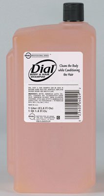 DialÂ¨ Professional Hair and Body Wash Refill Bottle,1 Liter