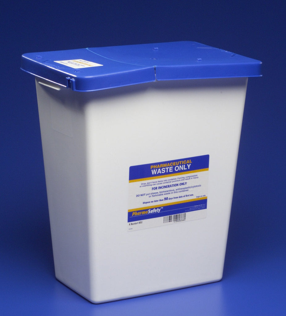 PharmaSafetyÂª Pharmaceutical Waste Container, 18_ H x 12_ D x 18_ W Inch
