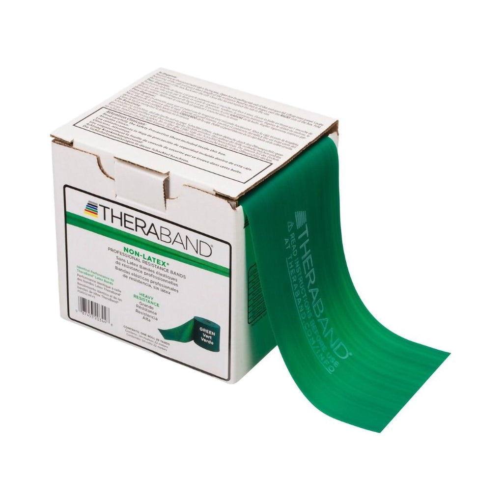 TheraBandÂ¨ Exercise Resistance Band, Green, 4 Inch x 25 Yard, Level 3 Resistance