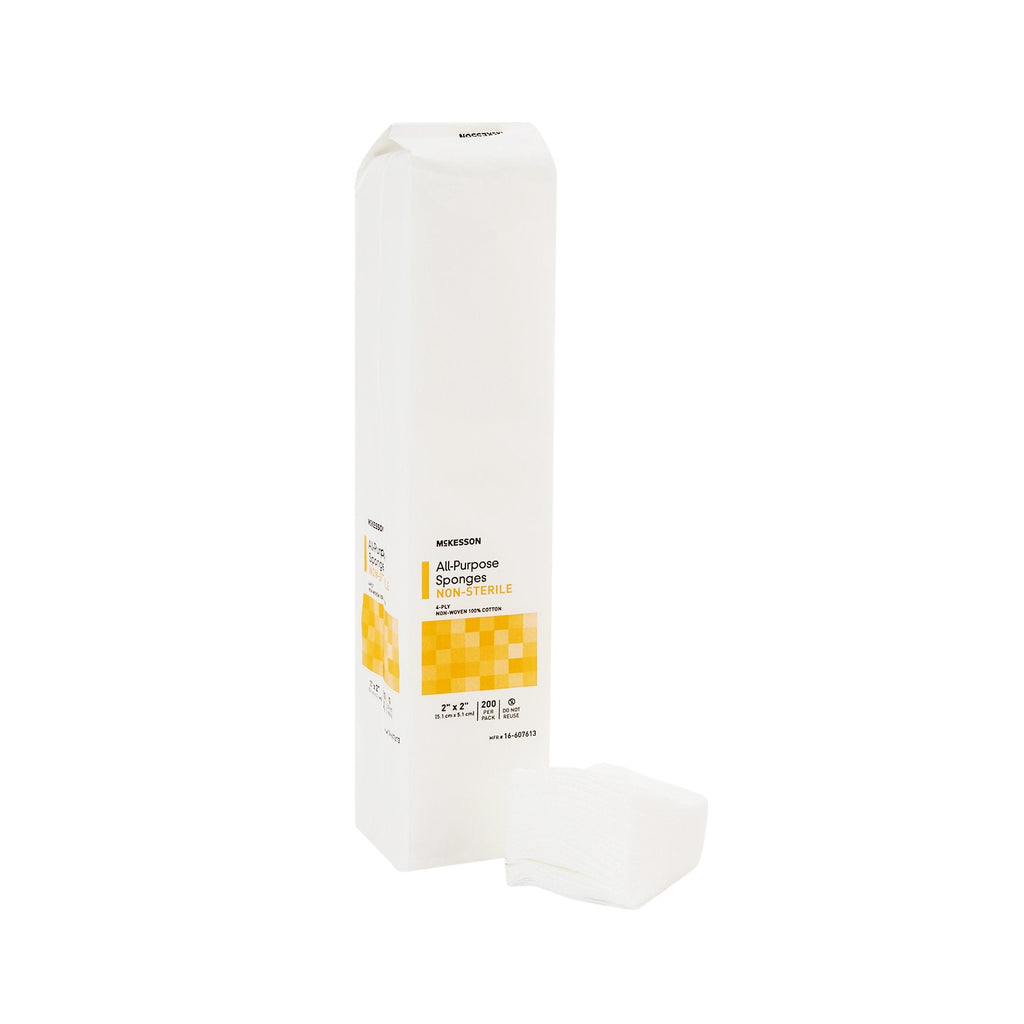 McKesson Nonsterile Nonwoven Sponge, 2 x 2 Inch