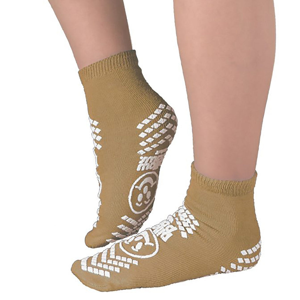 Pillow PawsÂ¨ Ankle High Double Imprint TerriesÂª Slipper Socks, X-Large