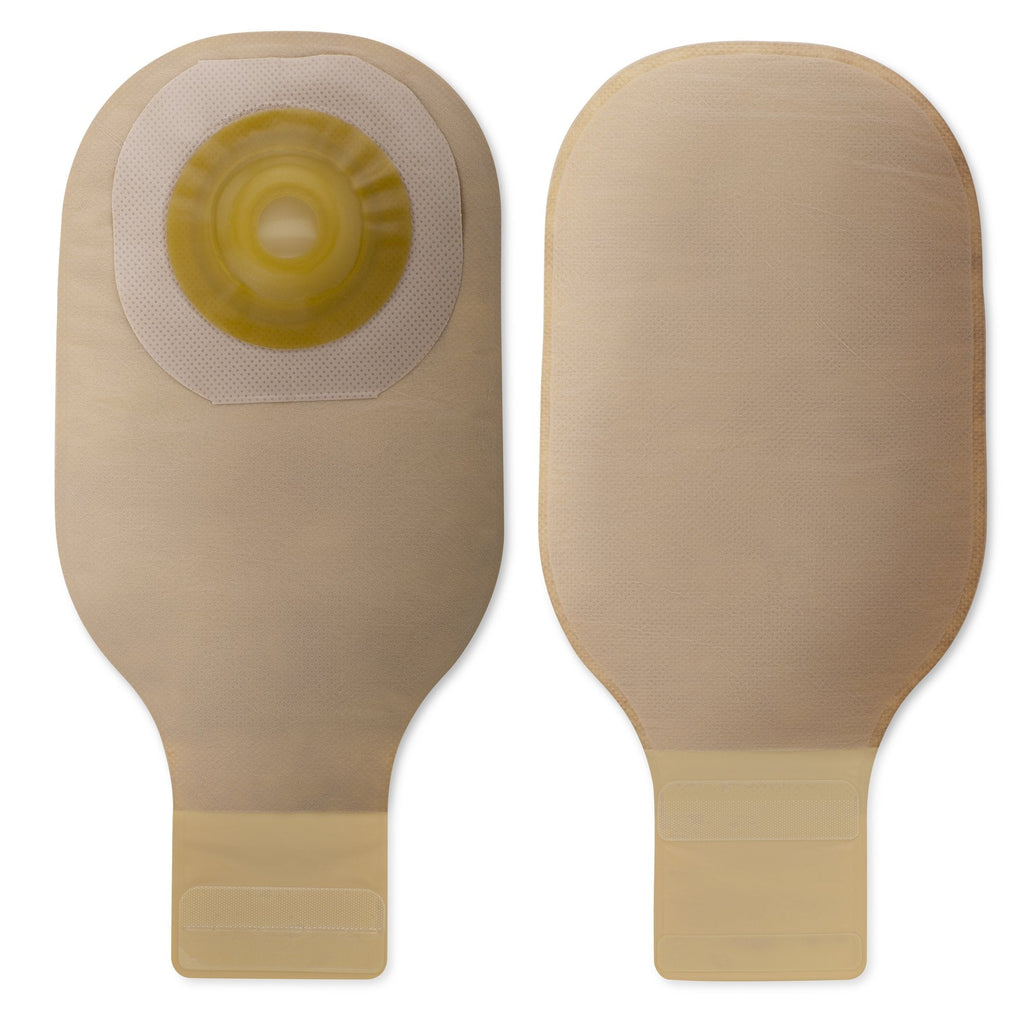 PremierÂª One-Piece Drainable Beige Colostomy Pouch, 12 Inch Length, 3/4 Inch Stoma