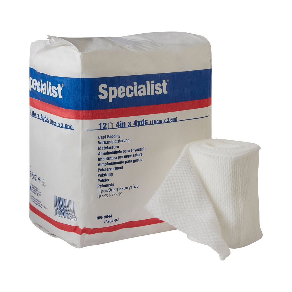 SpecialistÂ¨ White Cotton / Rayon Undercast Cast Padding, 4 Inch x 4 Yard