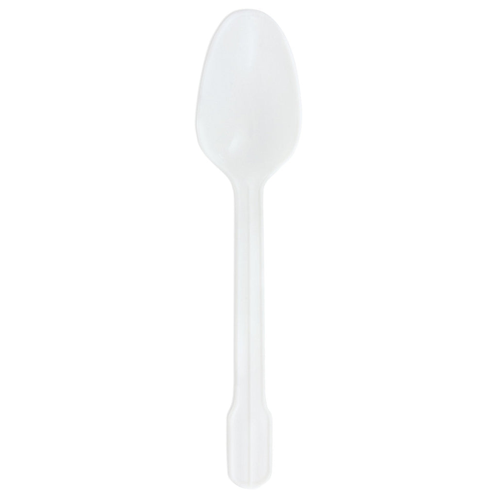 McKesson White Polypropylene Spoon, 5 Inch Long