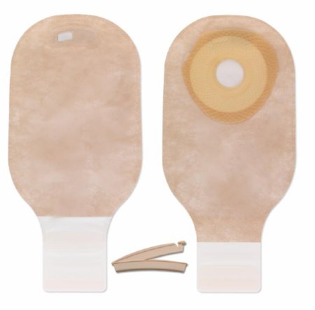 PremierÂª One-Piece Drainable Transparent Filtered Colostomy Pouch, 12 Inch Length, 1-9/16 Inch Stoma