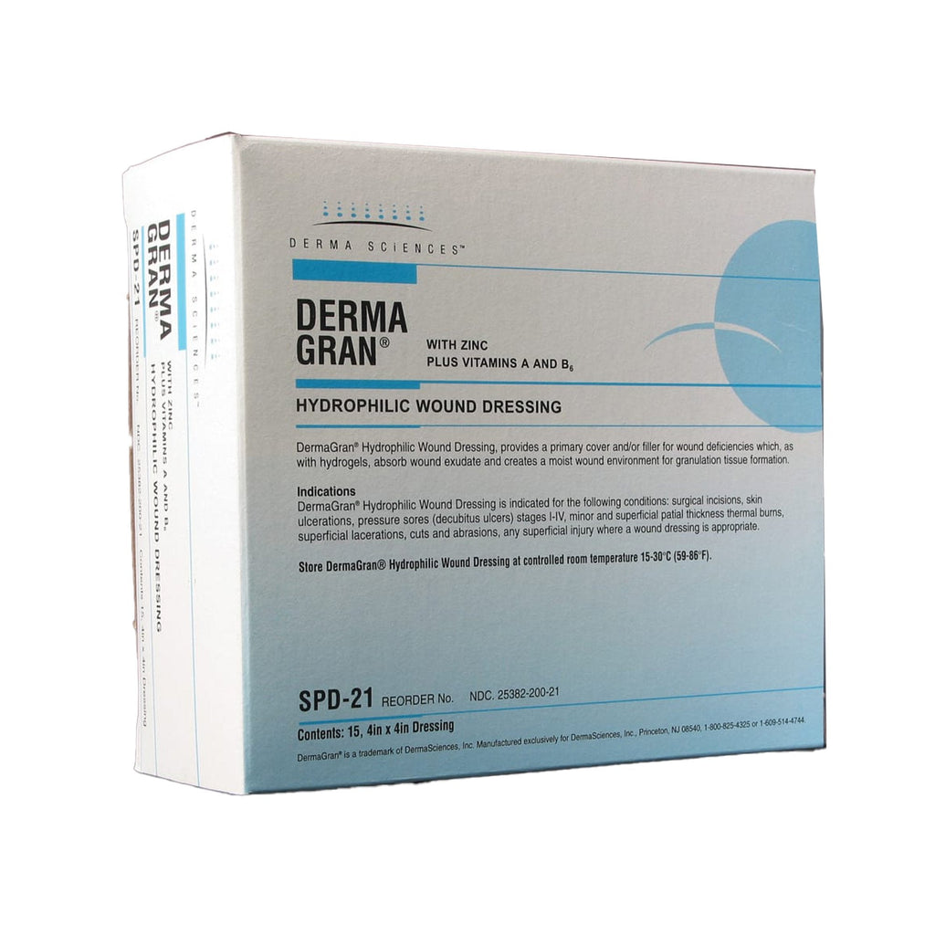 DermagranÂ¨ B Impregnated Dressing, 4 x 4 Inch