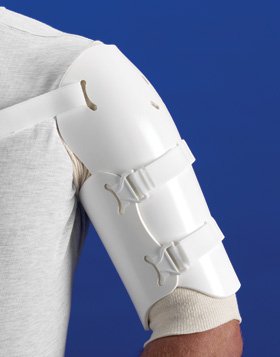 AliMedÂ¨ HFO White Plastic / Foam Over-the-Shoulder Humeral Fracture Brace, Medium