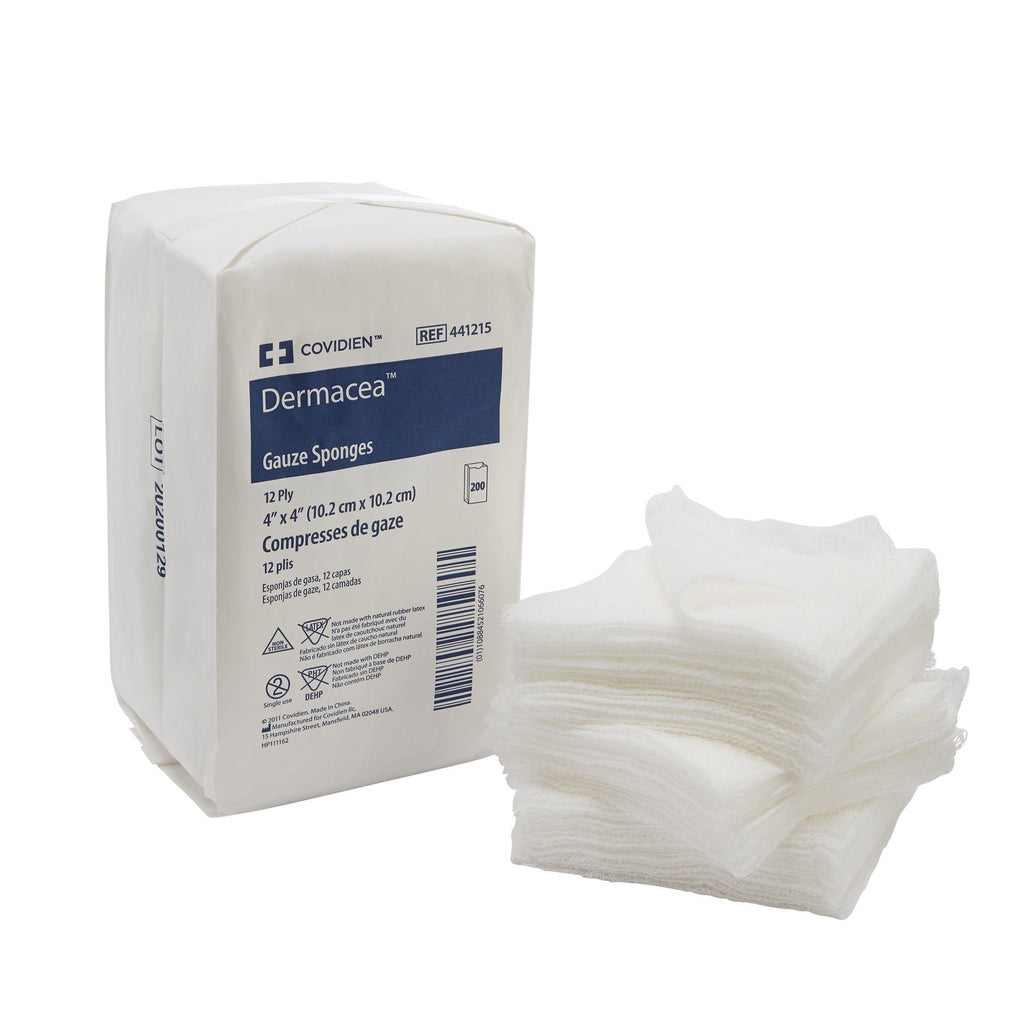 DermaceaÂª Nonsterile Gauze sponge, 4 x 4 Inch