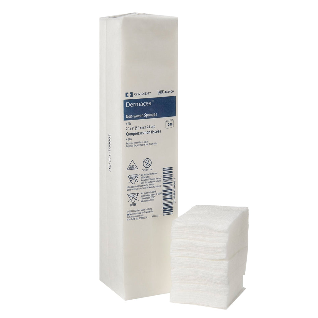 DermaceaÂª Nonsterile Nonwoven Sponge, 2 x 2 Inch