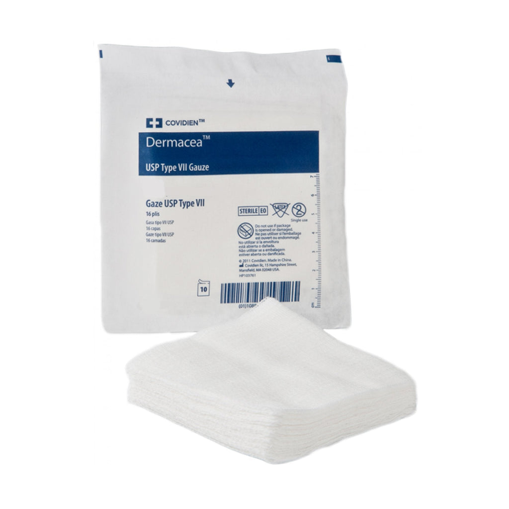 DermaceaÂª Nonsterile USP Type VII Gauze sponge, 2 x 2 Inch