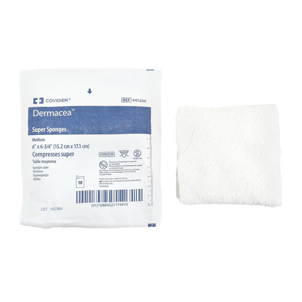 DermaceaÂª Sterile USP Type VII Gauze sponge, 6 x 6_ Inch