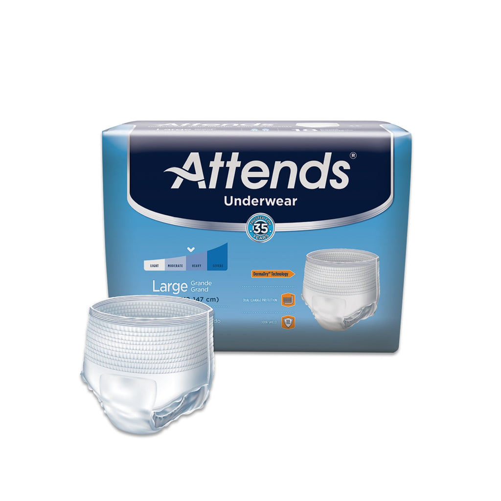 AttendsÂ¨ Extra Absorbency Underwear, Large