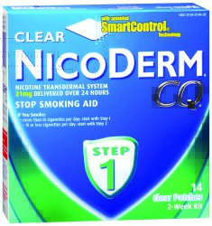 Nicoderm CQÂ¨ 21 mg Strength Nicotine Polacrilex Stop Smoking Aid